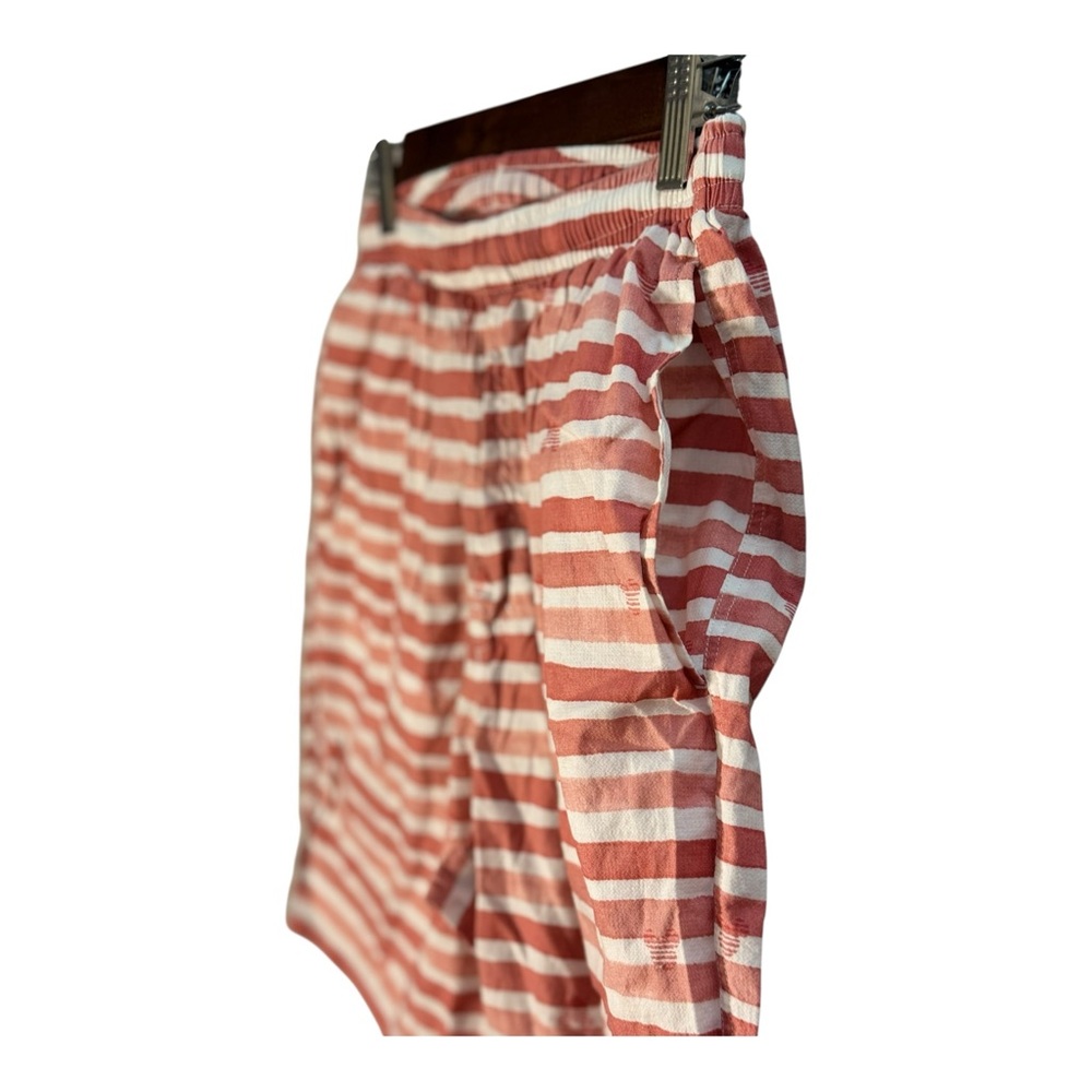 Uniqlo Disney Kids Mickey Shorts L Red Pull On Elastic Drawstring Vacation Beach - Picture 3 of 7
